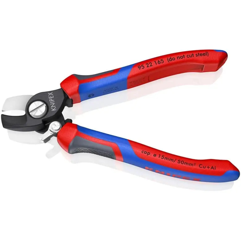 Knipex Cable Shear, 6-1/2 in, Height 1 in - KN 95 22 165 Knipex