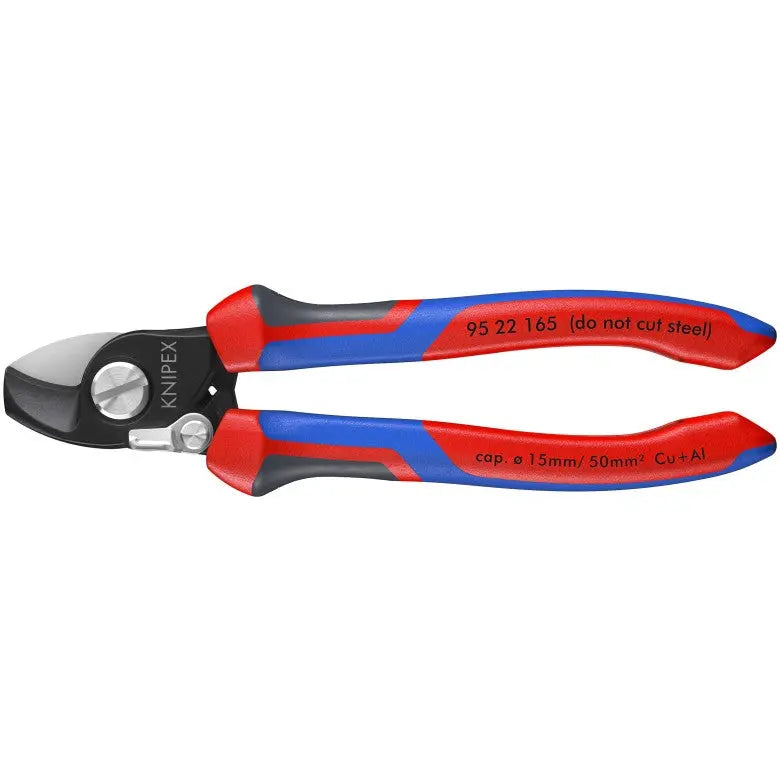 Knipex Cable Shear, 6-1/2 in, Height 1 in - KN 95 22 165 Knipex