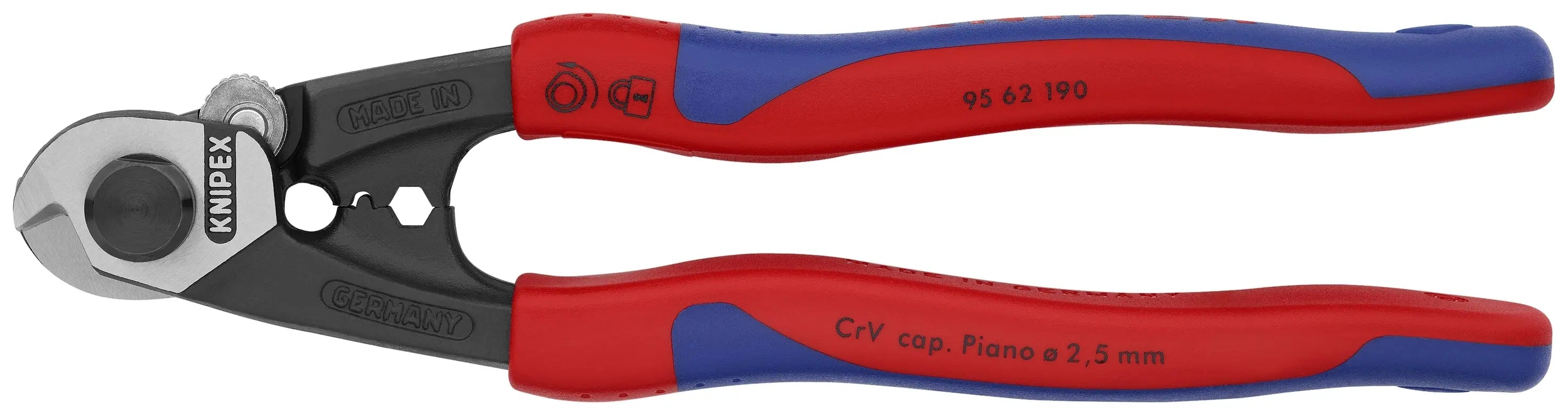 Knipex 95 62 190 KN | Wire Rope Cutters, Multi-Component Knipex