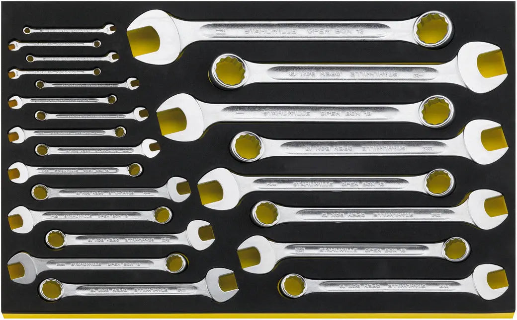 Stahlwille Set of 24 Combination Wrench with TCS Inlay - ST 96830885 Stahlwille