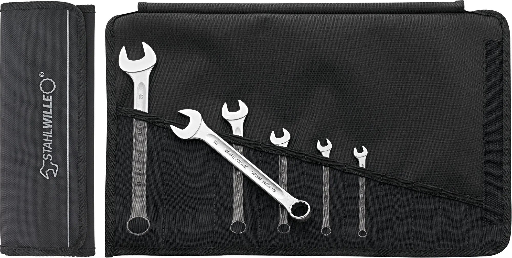 Stahlwille Set of 6 Combination Wrench, 7 - 19mm - ST 96400813 Stahlwille
