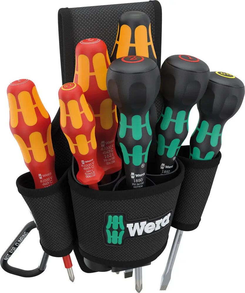 WERA 9621 Belt holster Set 2, 8 pieces - 05136033001 Wera