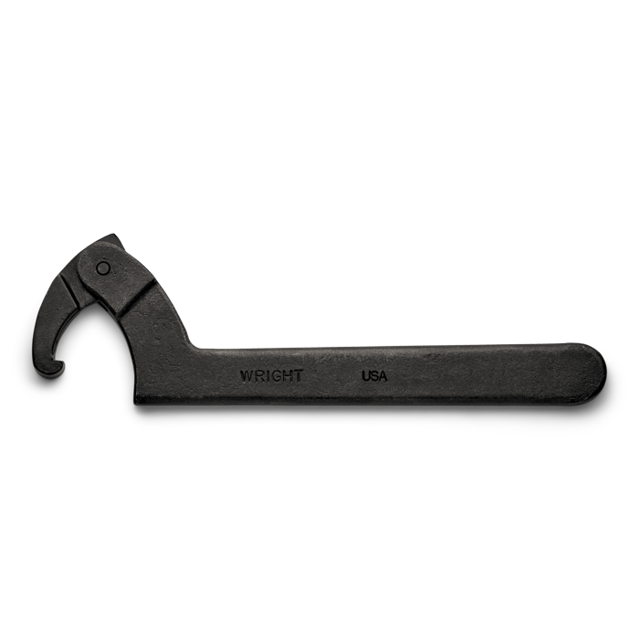 Wright Tool Black Industrial Adjustable Hook Spanner Wrench, 1-1/4 in - 3 in - WT 9631 Spanner Wrench