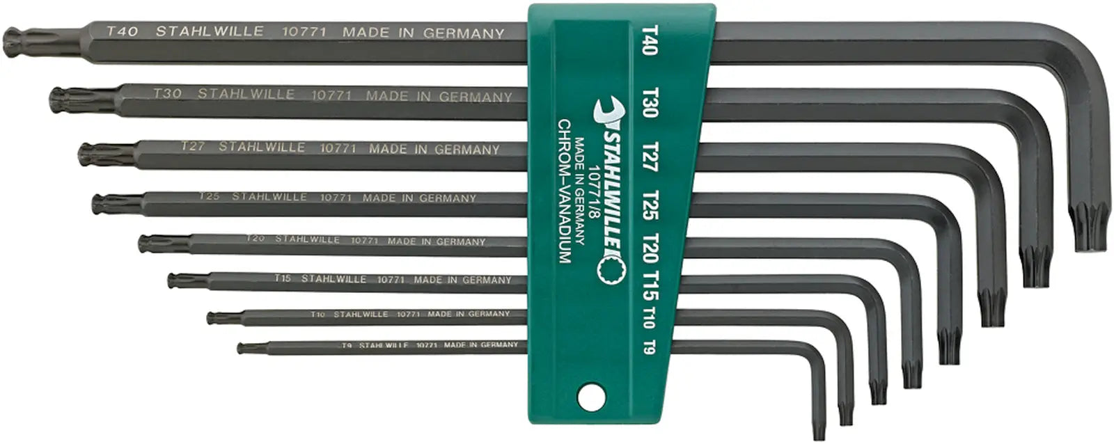 Stahlwille BALL ENDED HEXAGON KEY WRENCH SET TORX - 96432701 Stahlwille