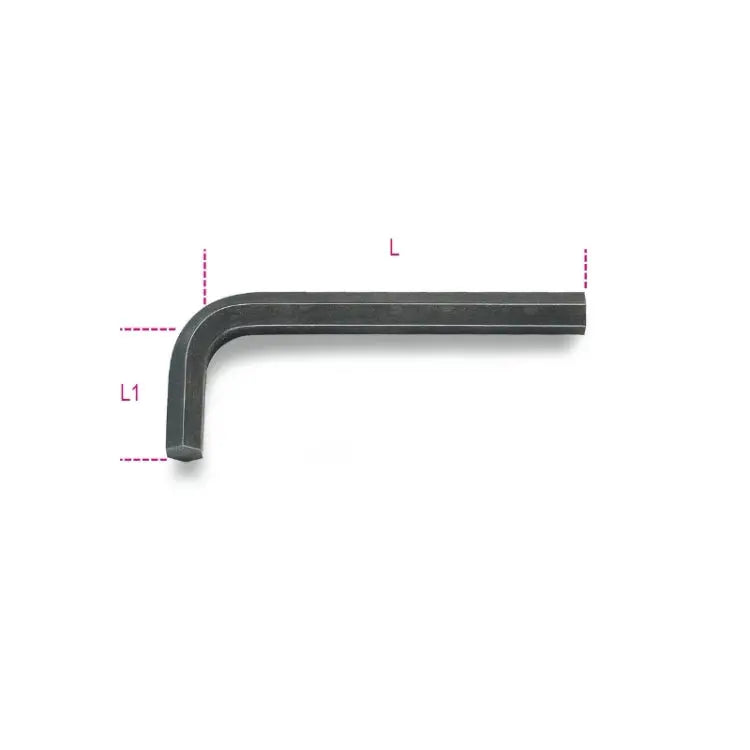 Beta Tools 5/64 in Offset Hexagon Key, Black Oxide - BT 960704 Beta Tools