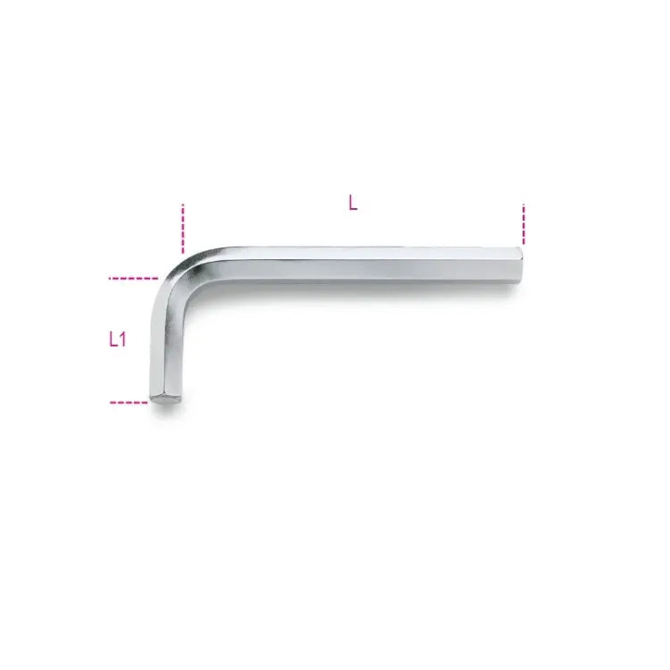 Beta Tools 27mm Hexagon Key, Chrome-Plated - BT 960270 Beta Tools