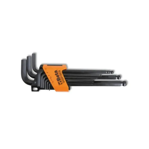 Beta Tools (Article# 96BP/SC9) Set of 9 Ball End Hexagon Key with Holder, 1.5mm-10mm - BT 960974 Beta Tools