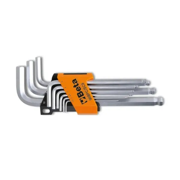 Beta Tools (Article# 96BPC/SC9) Set of 9 Ball End Hexagon Key Wrenches in Holder - BT 960354 Beta Tools
