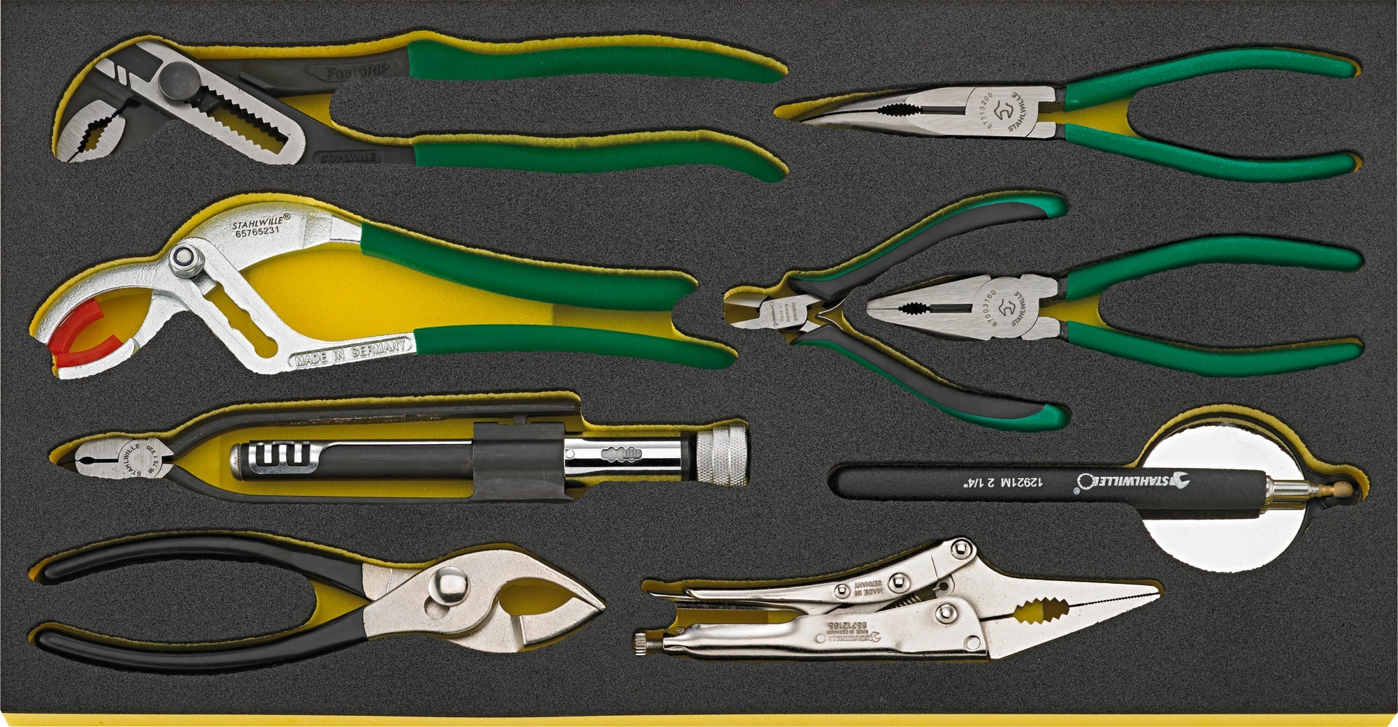 Stahlwille Set of 206 7-Drawer AOG-Kit for Aircraft with Tool Trolley No. 13217 - ST 98814915 Stahlwille