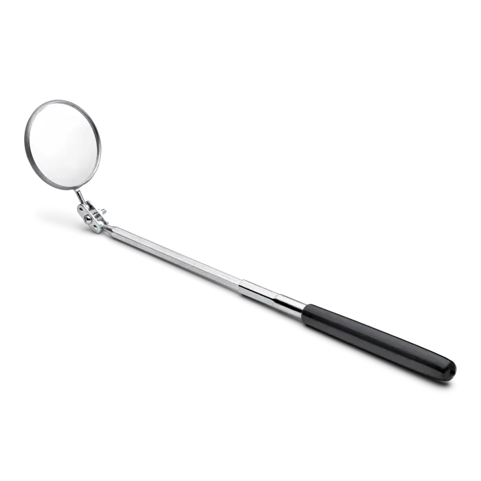 Wright Tool Round Lighted Telescopic Mirror, 2-3/8 in Diameter, 6-1/2 in - 36-3/8 in Long - WT 9703