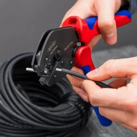 Knipex MultiCrimp PV Crimping Plier, 9-1/4 in - KN 97 33 03 