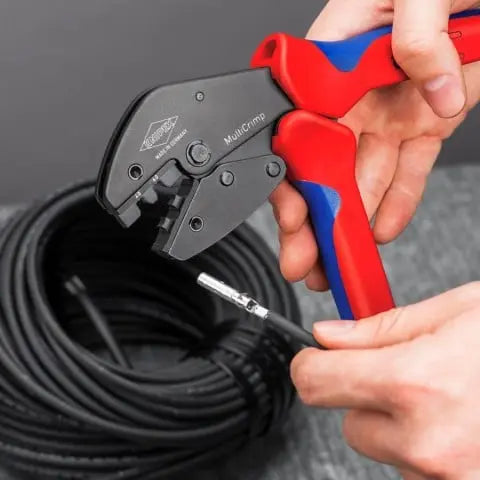 Knipex MultiCrimp PV Crimping Plier, 9-1/4 in - KN 97 33 03 