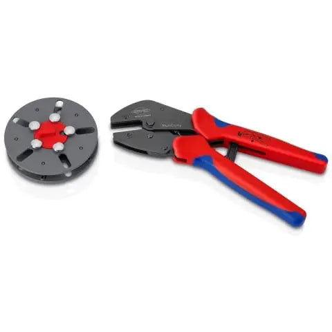 Knipex MultiCrimp Crimping Plier with Empty Magazine, 9-1/4 in - KN 97 33 LE 