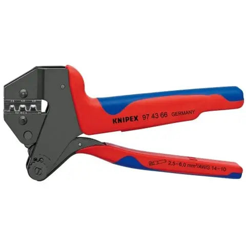 Knipex 8 in Crimp System Plier for MC4 and MC4 Evo 2 - KN 97 43 66 