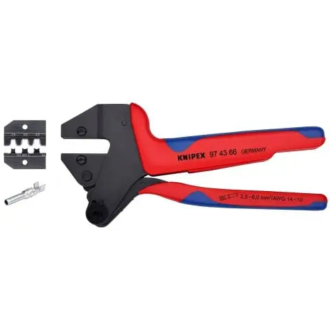Knipex 8 in Crimp System Plier for MC4 and MC4 Evo 2 - KN 97 43 66 