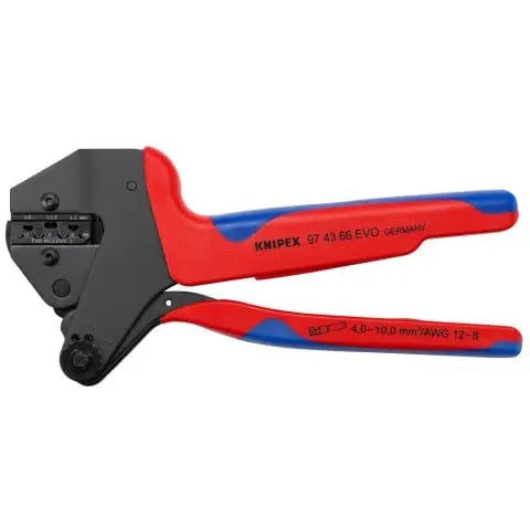 Knipex Crimp System Plier for MC4 Evo 2, 8-1/4 in - KN 97 43 66 EVO 