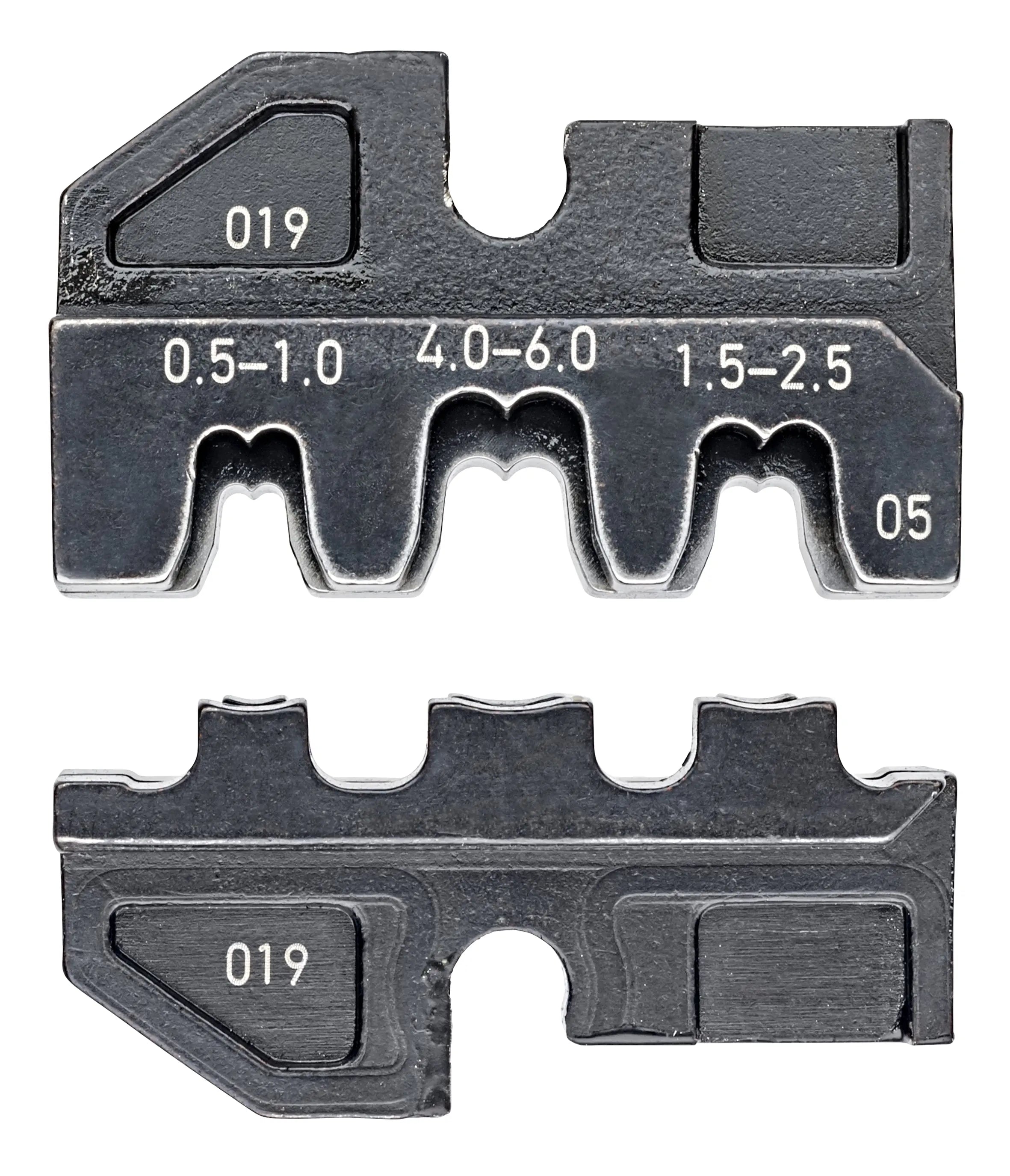 Knipex 97 49 05 KN | Crimping Die For Non-Insulated Open Plug-Type Connectors (Plug Width 4.8 & 6.3 mm) Knipex