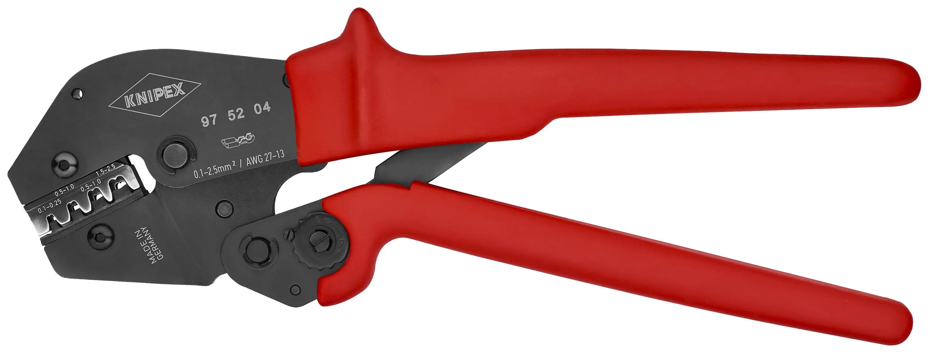 Knipex 97 52 04 KN | Crimping Pliers, 4 Position Contact Knipex