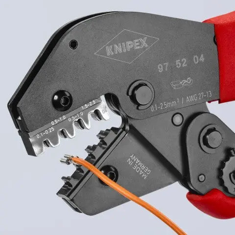 Knipex 97 52 04 KN | Crimping Pliers, 4 Position Contact Knipex