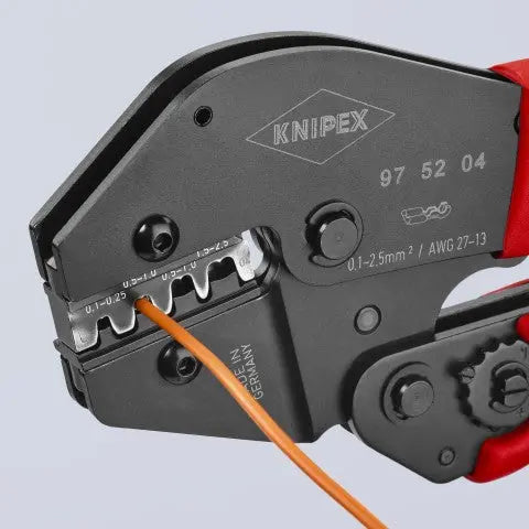 Knipex 97 52 04 KN | Crimping Pliers, 4 Position Contact Knipex
