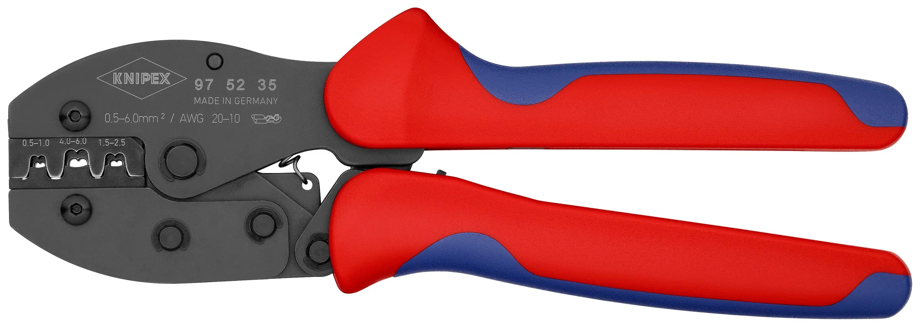 Knipex 97 52 35 KN | Crimping Pliers, 3 Position Contact, Multi-Component Knipex
