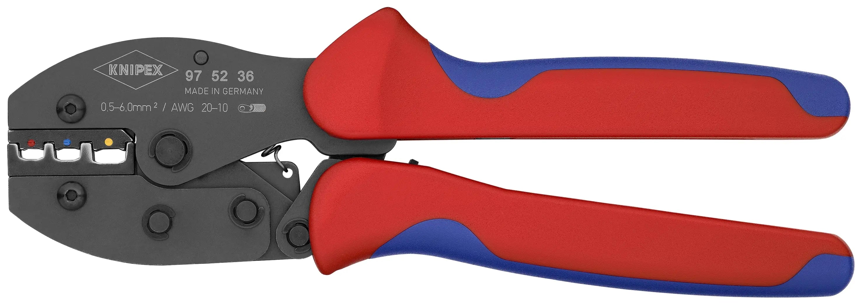 Knipex 97 52 36 KN | Crimping Pliers, 3 Position Contact, Multi-Component Knipex