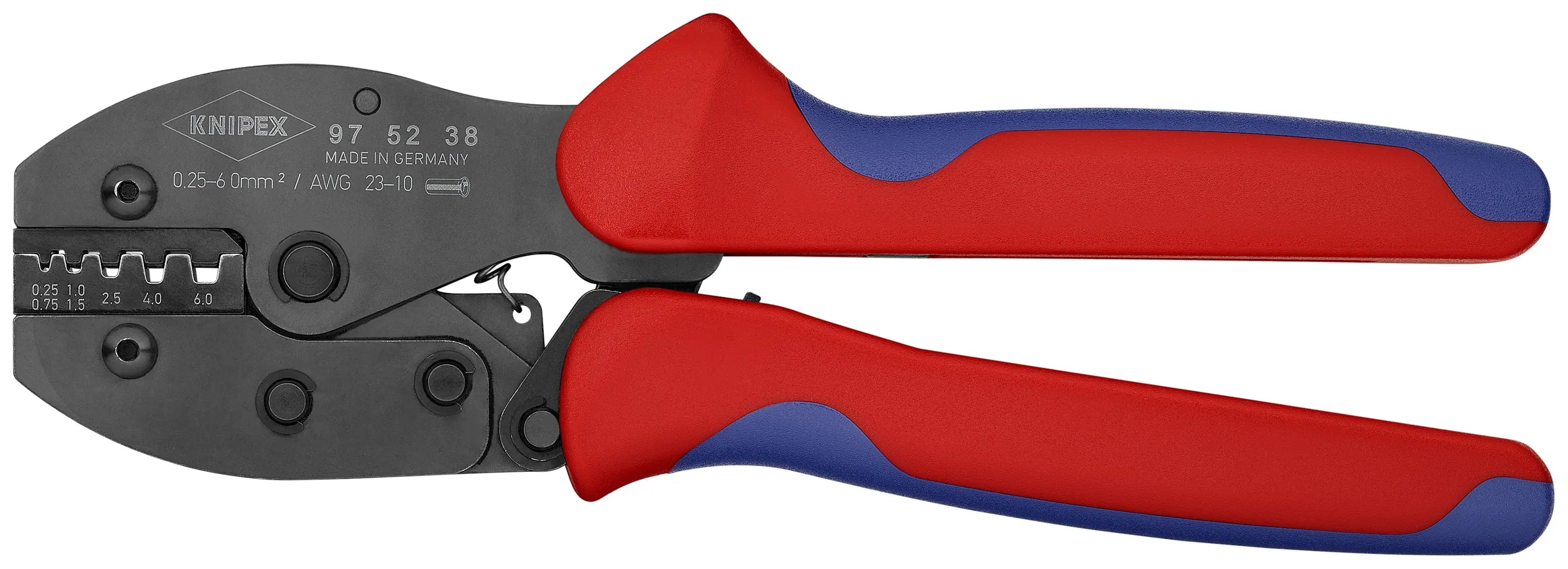Knipex 97 52 38 KN | Crimping Pliers, 5 Position Contact, Multi-Component Knipex