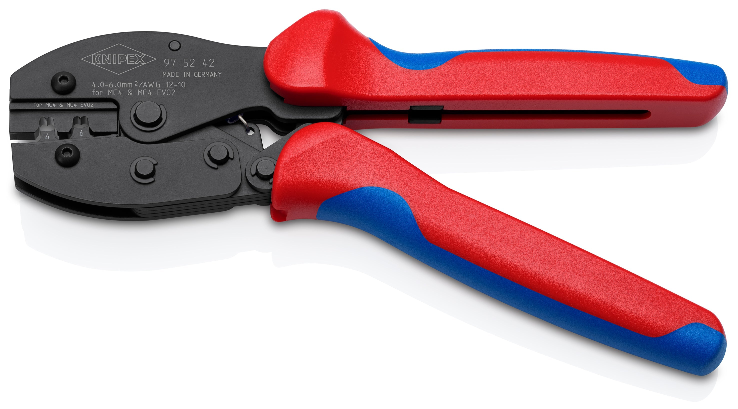 KNIPEX 97 52 42 | 8 1/2" KNIPEX PreciForceÂ® Crimping Pliers For MC4/MC4 EVO 2 Knipex