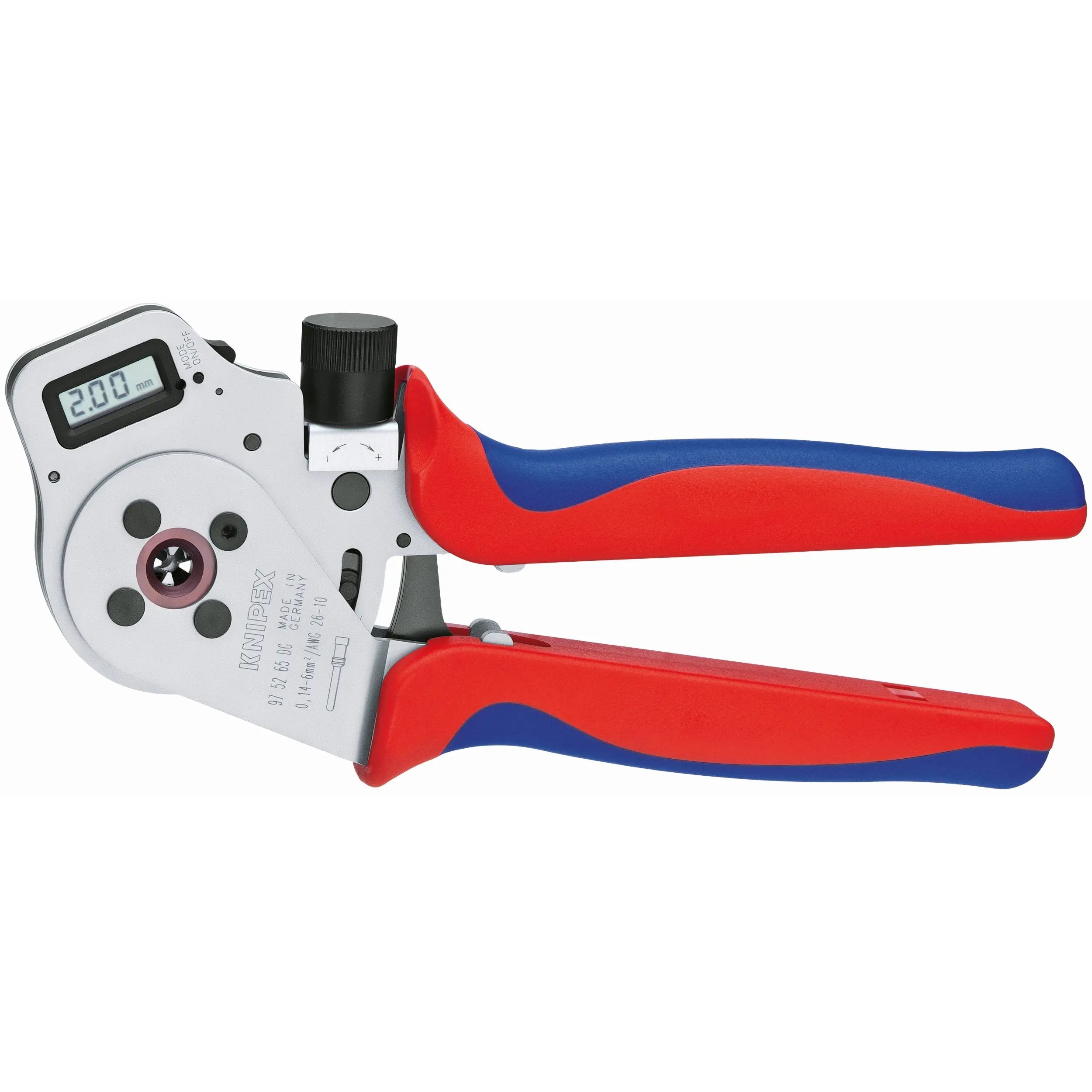Knipex 97 52 65 DG KN | Digital Crimping Pliers, Four Mandrel, Multi-Component Knipex