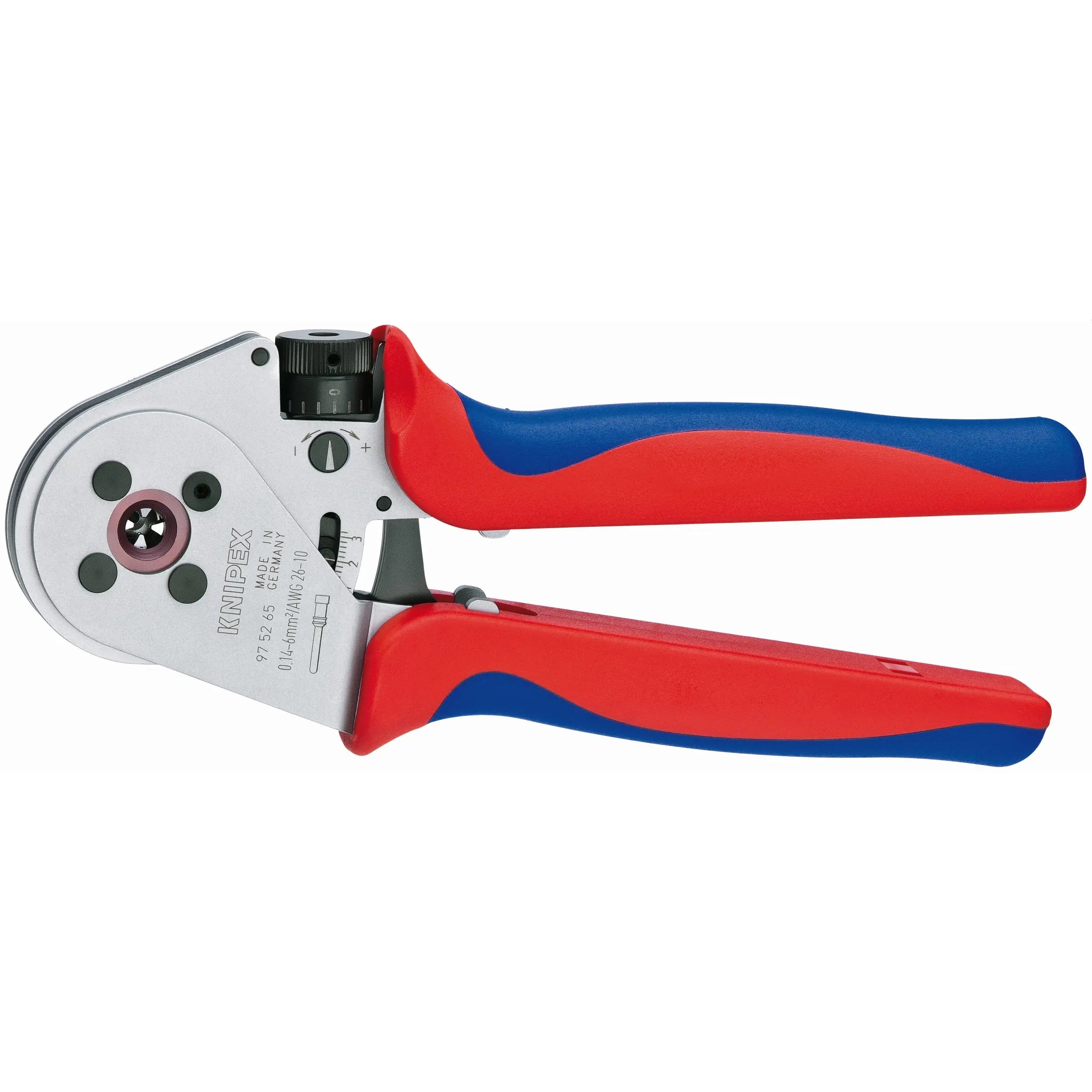 Knipex 97 52 65 KN | Crimping Pliers, Four Mandrel, Multi-Component Knipex