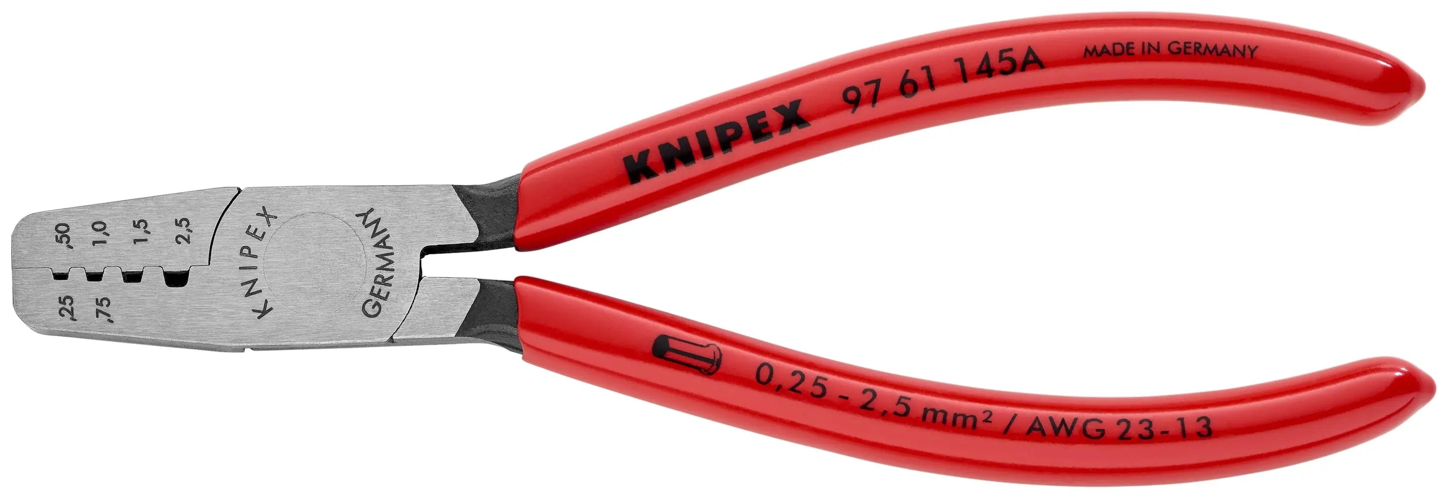 Knipex 97 61 145 A KN | Crimping Pliers For End Ferrules Knipex