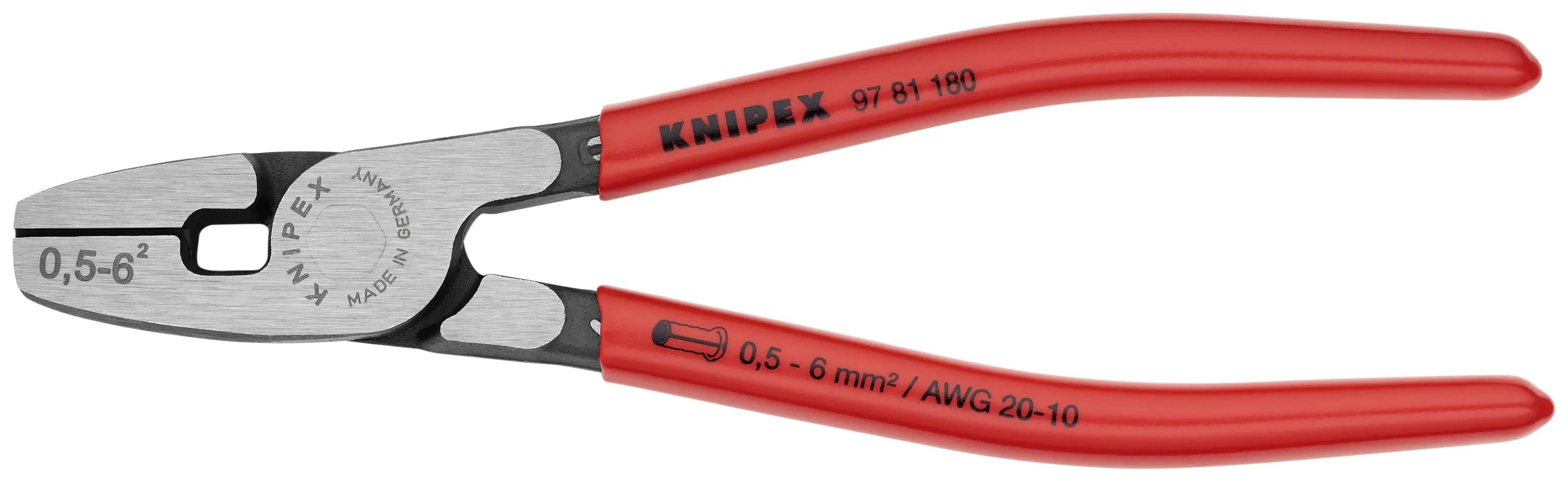 Knipex 97 81 180 KN | Crimping Pliers For End Ferrules Knipex