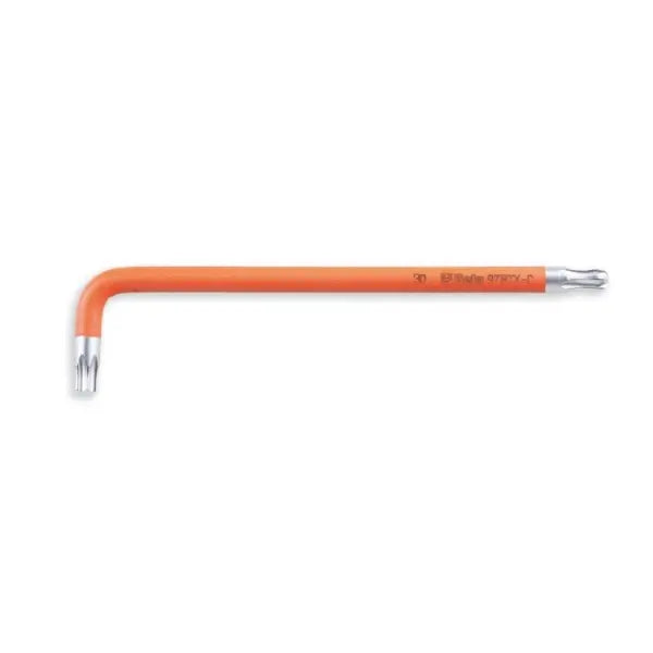 Beta Tools (Article# 97BTX-C 15) T15 Colored Offset Torx Key with Ball End, Dark Green - BT 971615 Beta Tools