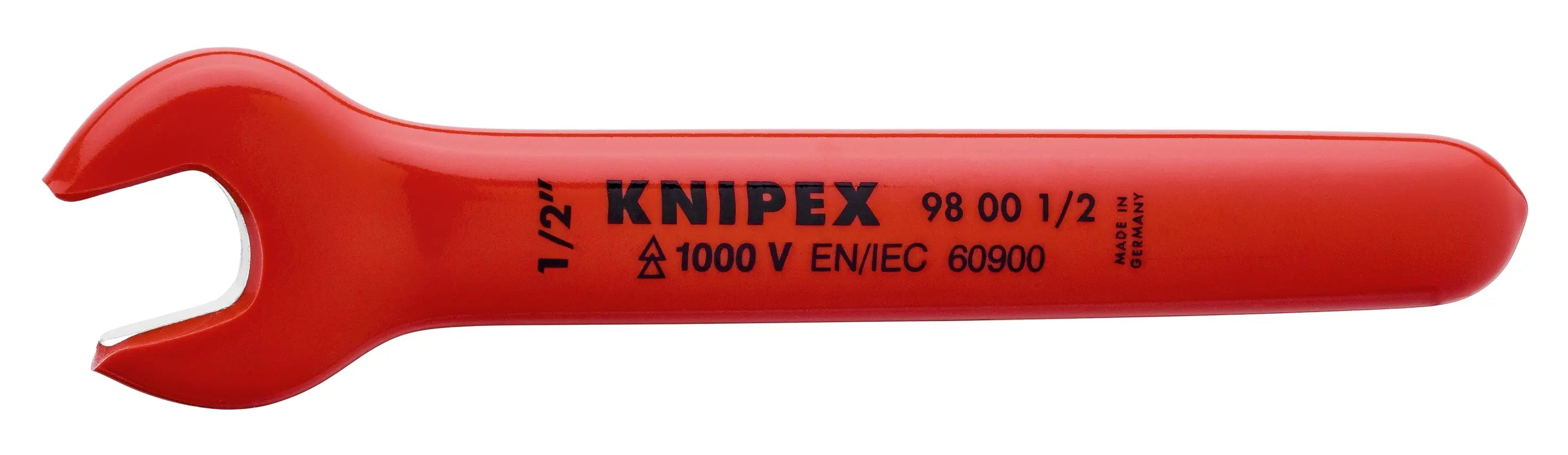 Knipex 98 00 1/2" KN | Open End Wrench, 1/2", 1000V Insulated Knipex