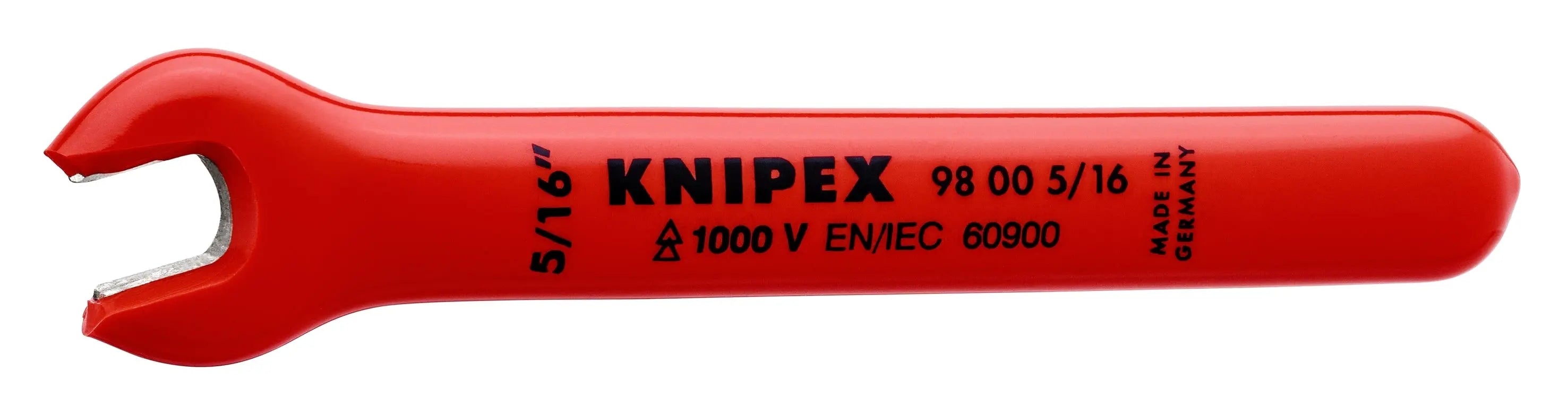 Knipex 98 00 5/16" KN | Open End Wrench, 5/16", 1000V Insulated Knipex