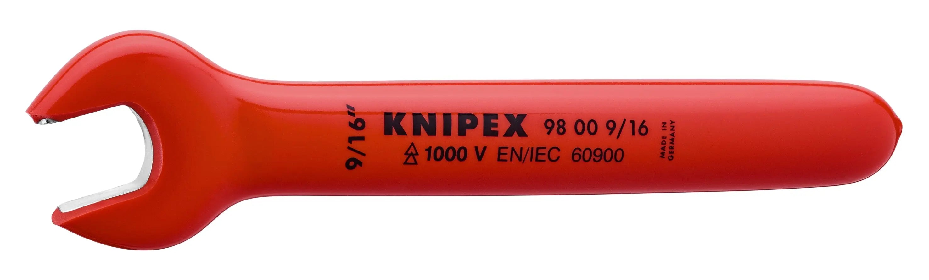 Knipex 98 00 9/16" KN | Open End Wrench, 9/16", 1000V Insulated Knipex