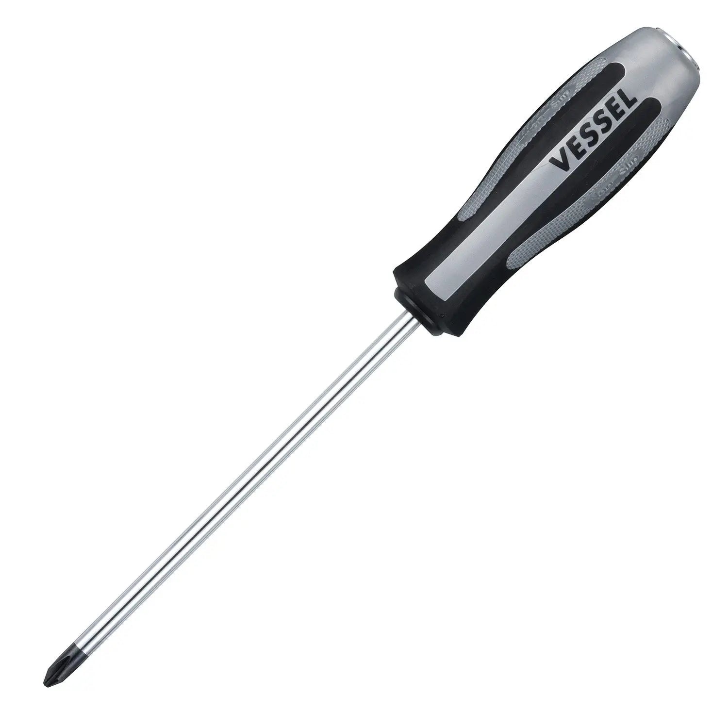 Vessel Tools Megadora Impacta Screwdriver, PH2 x 150mm - VL 980P2150 Vessel Tools