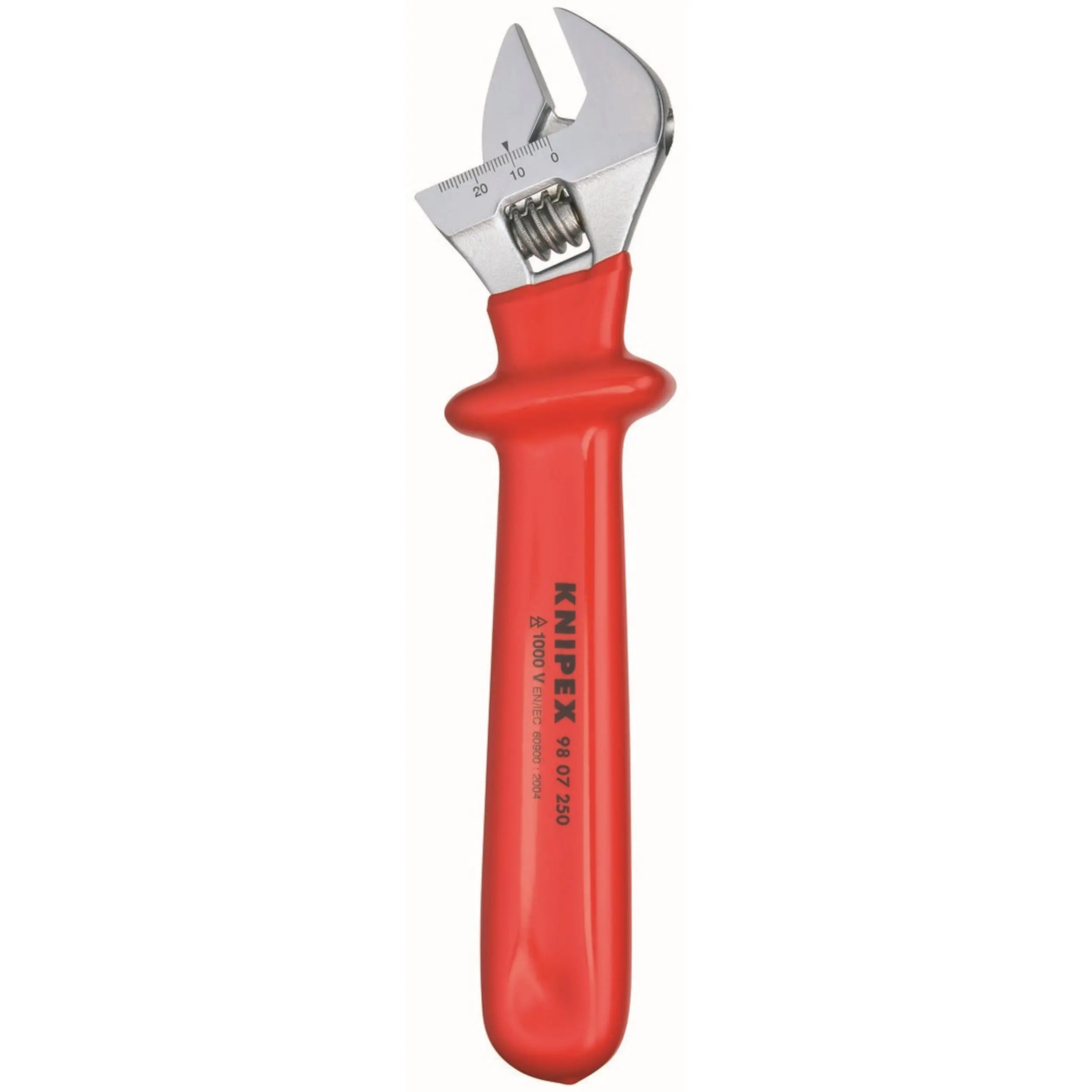 Knipex 98 07 250 KN | Adjustable Wrench, 1000V Insulated Knipex