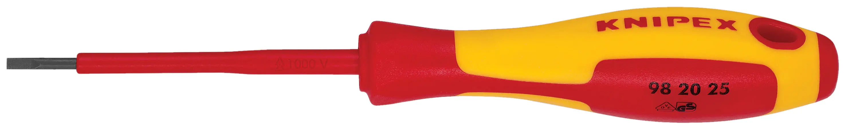 Knipex 98 20 25 KN | 3/32" slotted screwdriver, 3" Shaft Knipex