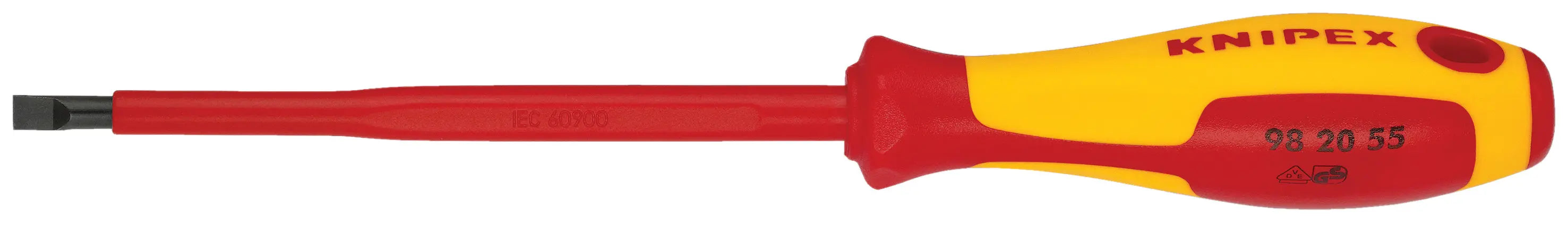 Knipex 98 20 55 KN | 7/32" slotted screwdriver, 5" Shaft Knipex