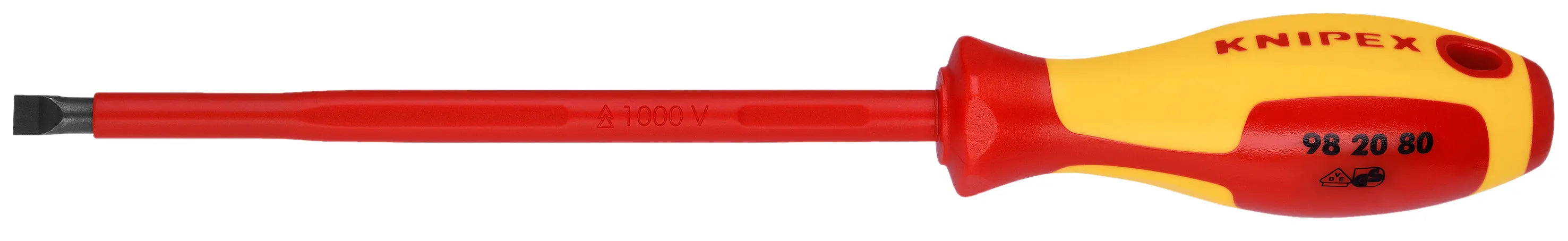 Knipex 98 20 80 KN | 5/16" slotted screwdriver, 7" Shaft Knipex