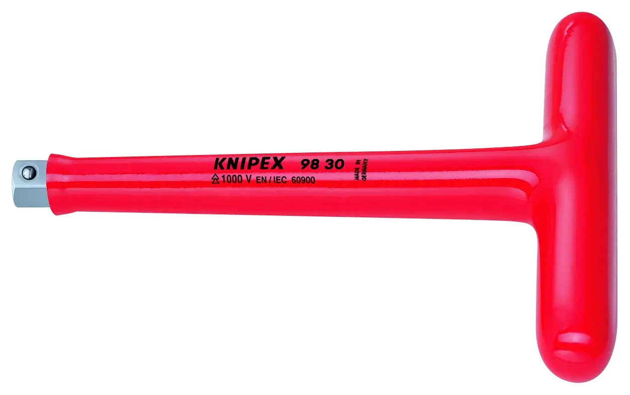Knipex 98 30 KN | T-Handle, 3/8" Drive, 1000V Insulated Knipex
