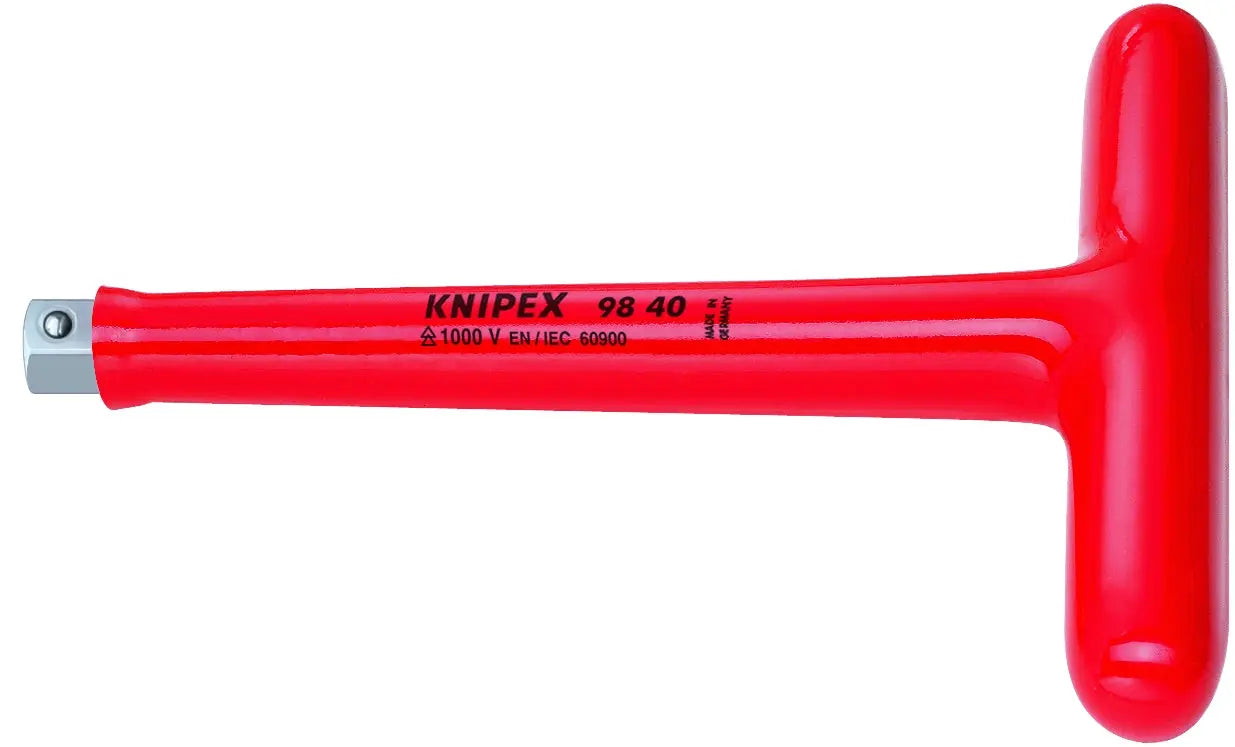 Knipex 98 40 KN | T-Handle, 1/2" Drive, 1000V Insulated Knipex