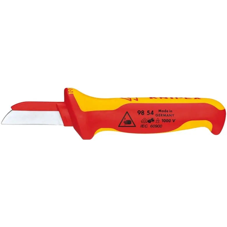 Knipex 1000V Insulated Cable Knife, 7-1/2 in - KN 98 54 SB Knipex