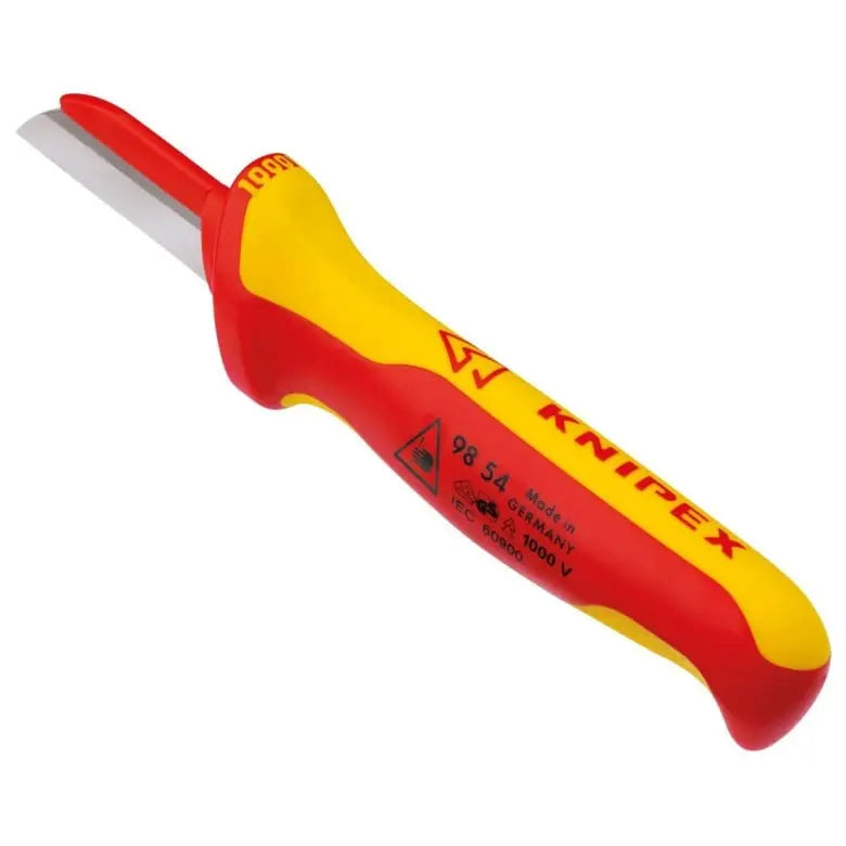 Knipex 1000V Insulated Cable Knife, 7-1/2 in - KN 98 54 SB Knipex