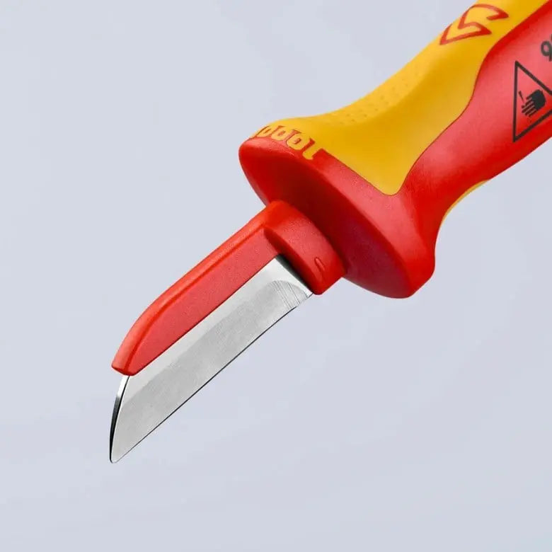 Knipex 1000V Insulated Cable Knife, 7-1/2 in - KN 98 54 SB Knipex
