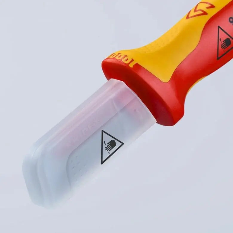 Knipex 1000V Insulated Cable Knife, 7-1/2 in - KN 98 54 SB Knipex
