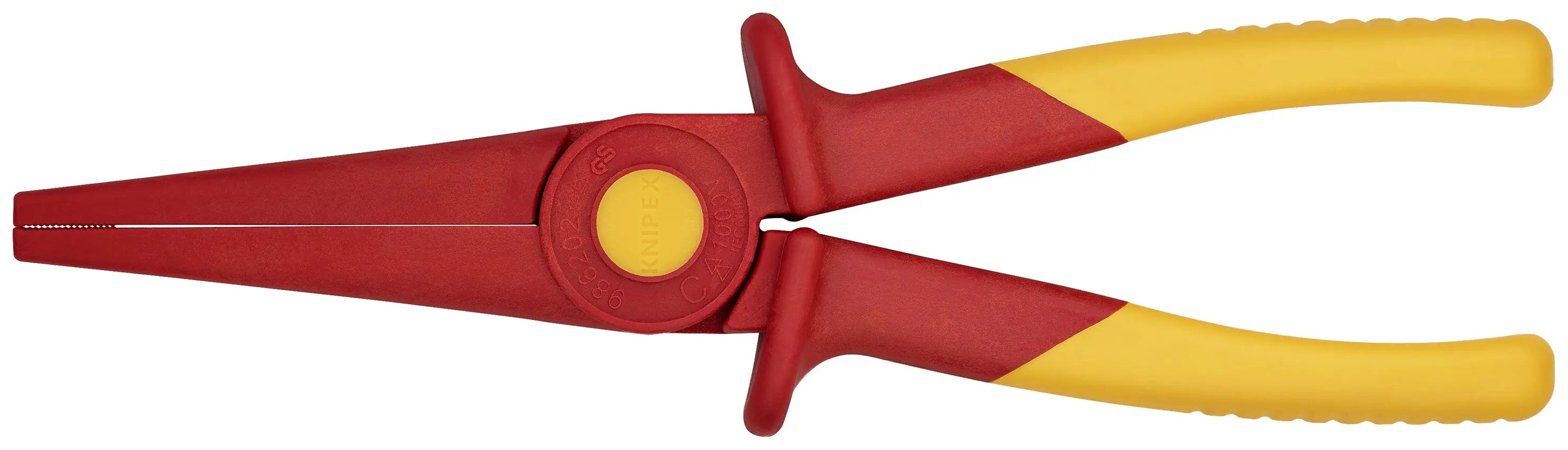 Knipex 98 62 02 KN | Long Nose Plastic Pliers, 1000V Insulated Knipex