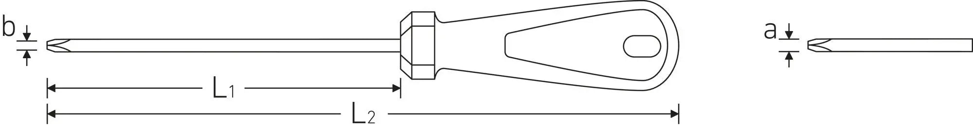 Stahlwille 3K Drall Cross-Head Screwdriver, PZ2 - ST 48401002 Stahlwille