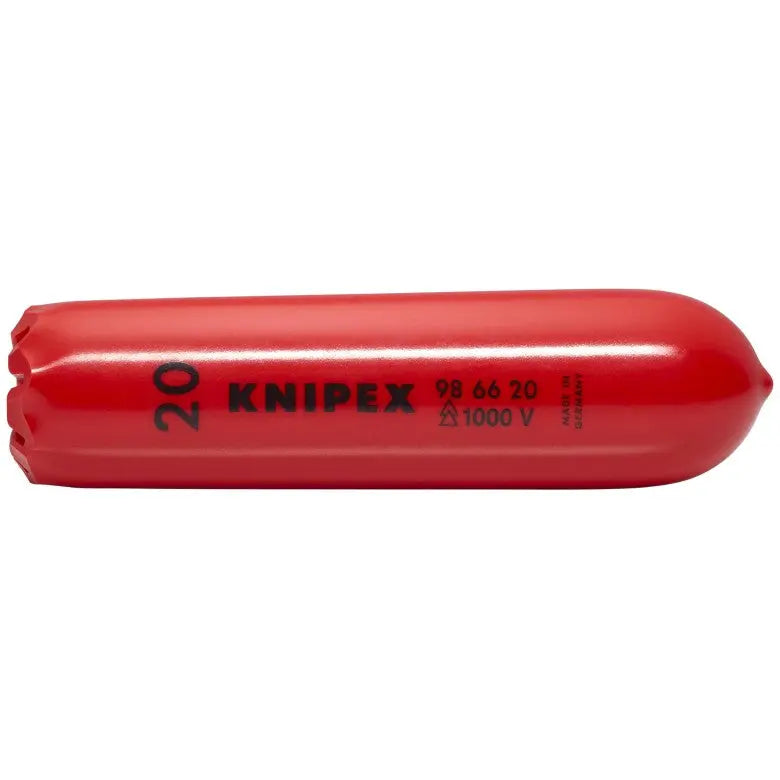 Knipex 1000V Insulated Self-Clamping Plastic Slip-On Caps, Height 1 in - KN 98 66 20 Knipex